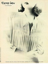 PUBLICITE ADVERTISING 064  1990  ESTER  KEN   chemisiers   mode