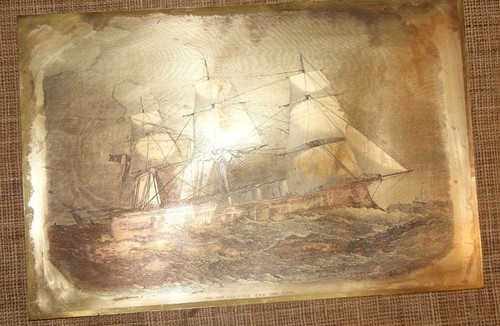 Plaque décorative cuivre