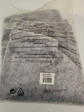 Plaid gris veiné fausse fourrure extra doux 130 x 170 cm