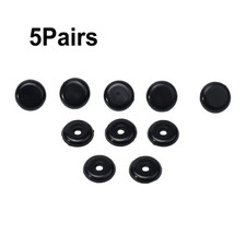 5 Paires Clips Plastique Ceinture de Sécurité Bouchon Boucle Bouton Fixation A