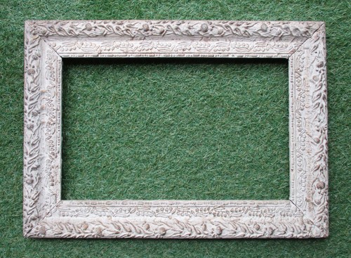 Ancien beau cadre - bois, et
