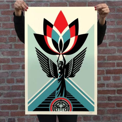 Shepard fairey lotus - shepard,