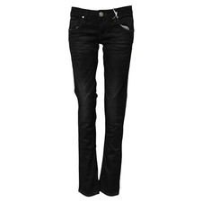 Acht Jean Noir Coton Slim Jeans Taille Basse Jeans Pantalon S.W26 300usd