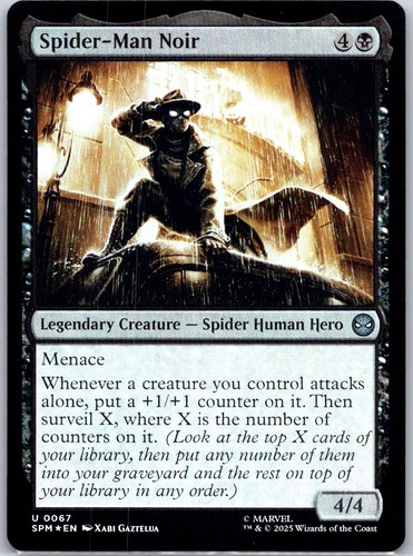 Spider man noir 67 foil - noir, #67