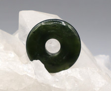 Nephrit Jade Pendentif Donut