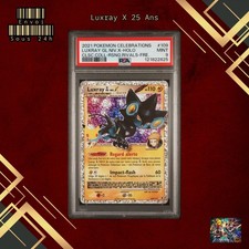 🇫🇷 LUXRAY NIV. X PSA 9 - 25 ANS CELEBRATIONS 109/111 FR Carte Pokemon 🇫🇷