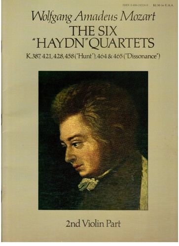 Mozart quatuors dédiés - :,