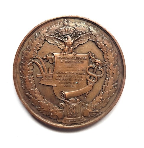 Médaille cuivre napoléon - cuivre, iii