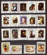 ZY1770 SUPPERYAFA 38t. oblit.:tableaux,statue,danse classique,scenes diverses