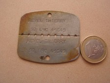 insigne plaque identite militaire soldat  1993 ( ref 300  )