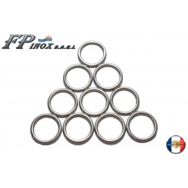 Anneaux inox 316 - 4, x