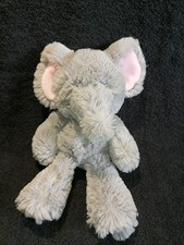 Doudou  peluche éléphant fourrure gris Histoire d'ours   État Neuf