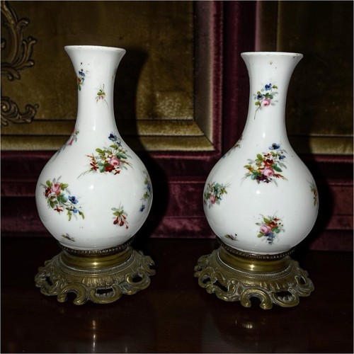 Paire vases anciens en - paire,