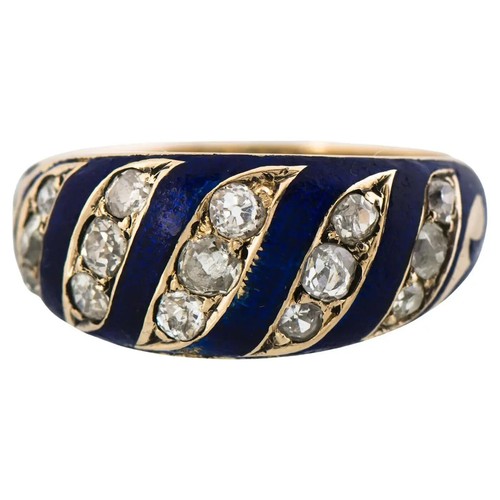 Bague style vintage argent - en,