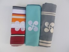 3 Torchons de cuisine avec croix basque