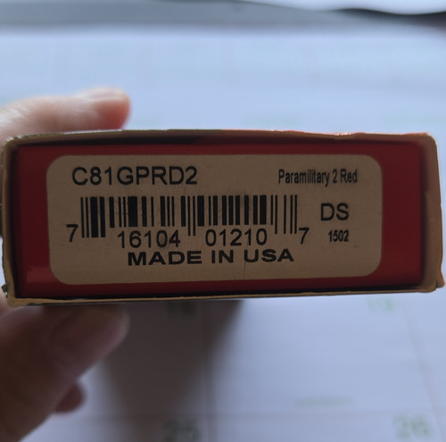 Spyderco paramilitary red - spyderco,