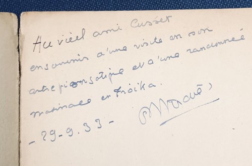 Envoi dédicace 1931 gaston - envoi,