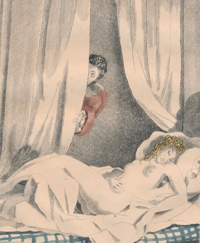 Lot gravures couleur curiosa - gravures,