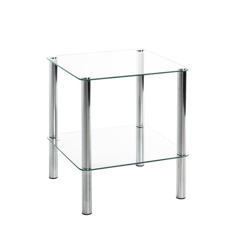 Table appoint chromé - table,