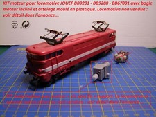 Kit Motorisation locomotive BB9200-BB67001 bogie incliné en plastique JOUEF HO