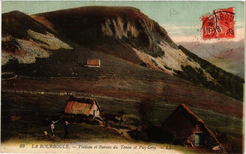 Cpa bourboule plateau et - bourboule,