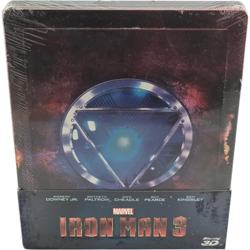 Iron man blu - 3, steelbook