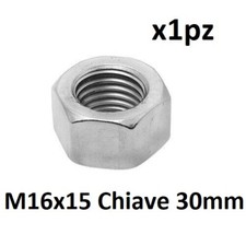 Écrou Hexagonal Fer Galvanisé Fileté M16 Clé 30 X Montage Boulon 1 Pièce