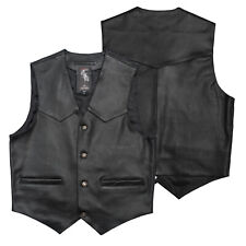 Gilet Cuir A-Pro Motard Moto