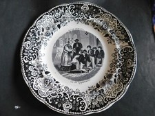 religion  ASSIETTE GIEN XIX LA