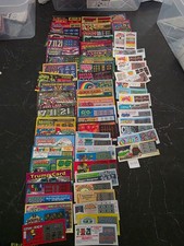 lot de 68 tickets à gratter du colorado USA spécimens (1035)