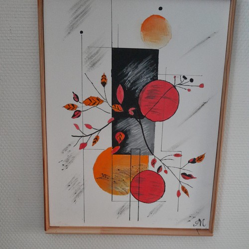 Toile acrylique moderne - toile,