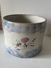 Pot Beurrier Tampon st vallier terre de fonte Fleurs Polychrome Collection Déco