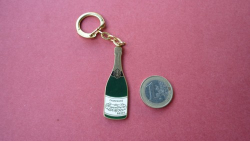 Porte cle metal champagne - ,