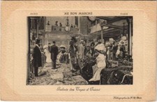 CPA PARIS AU BON MARHCE