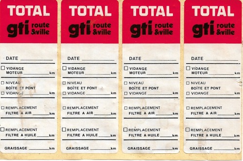 Etiquettes vidange total - etiquettes,