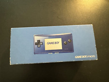 CONSOLE PORTABLE NINTENDO GAME BOY ADVANCE MICRO BLEUE EN BOÎTE - EUR