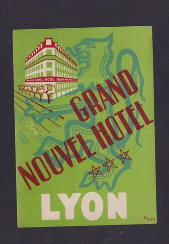 Ancienne étiquette bagage - ancienne,
