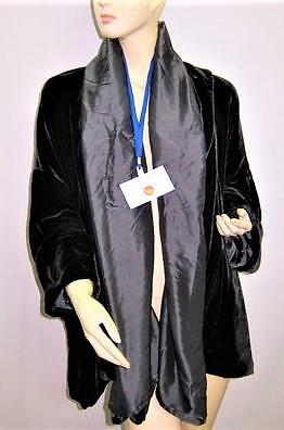 Velvet taffeta coat - 1,