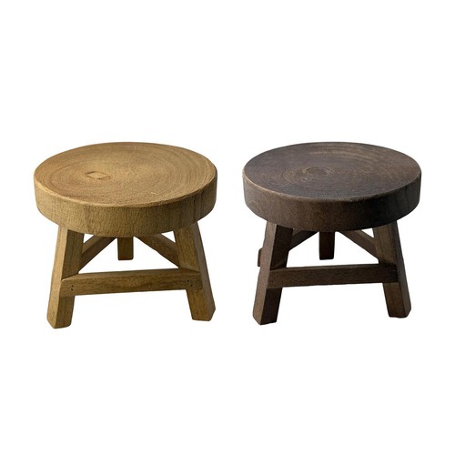 Tabouret bois rustique - tabouret, en
