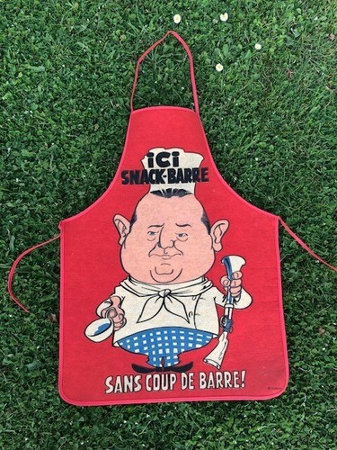 Tablier vintage raymond - tablier, barre