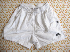Short Adidas trefoil Blanc 100 % coton Rugby vintage Homme - 42 / M