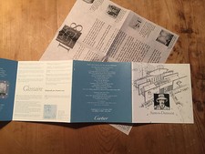 1998 Brochure CARTIER Hommage