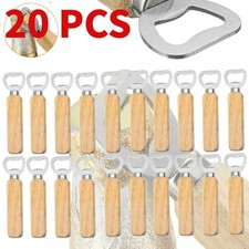 Lot de 20 décapsuleurs avec poignée en bois décapsuleur décapsuleur bière
