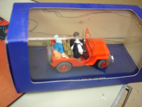 Voiture tintin jeep - la,
