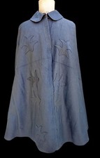 Ancienne Cape Manteau Veste Vêtement costume D époque Laine 19 Ème Old Clothe