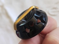 Collection gros bouton ancien etoile ajouré barre metal 2,6 cm ref 1957