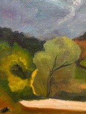 Tableau  ancien huile paysage