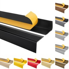 Nez de marche profil d’angle PVC autoadhésif 50x42mm antidérapant