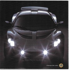 LOTUS EXIGE + ELISE 111 S 111 R /N° 1 / catalogue brochure dépliant prospekt