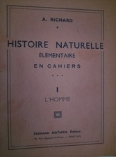 livre histoire naturelle